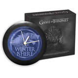 Game of Thrones Stark Winter is Here Table Clock