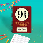 Harry Potter Hogwarts 9 3/4 A5 Daily Planner Notebook