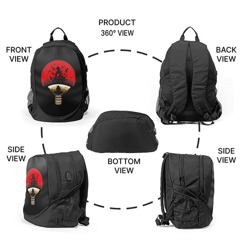 3pcs/set Uchiha Itachi Printed Backpack Set With Shoulder Bag Pencil Case  School Bag Travel Daypack Lightweight Bookbags | Fruugo AU