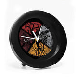 Game of Thrones Table Clock of Circular House