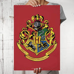 Harry Potter Hogwarts House Crest Red Poster