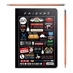 Friends TV Series | Combo Pack of 3 A5 Binded Notebook
