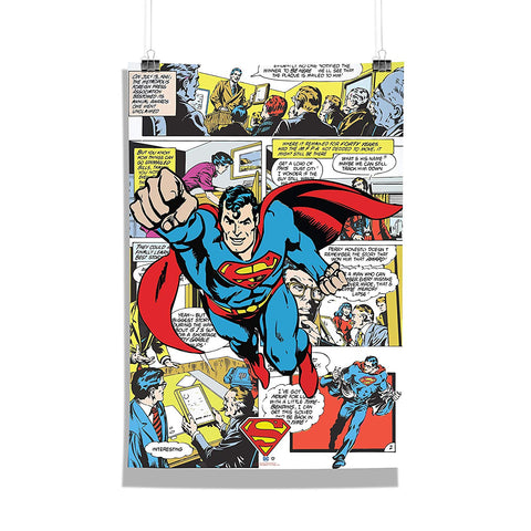DC Comics Superman Comic Poster