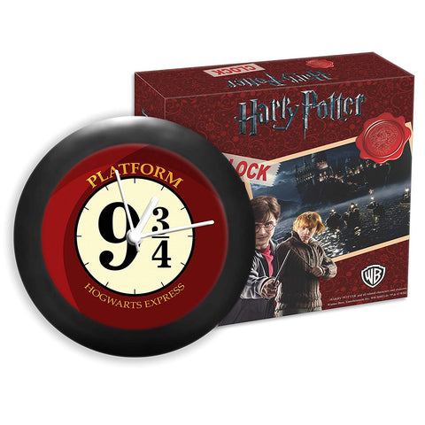 Harry Potter- Hogwarts 9 3/4 Table Clocks