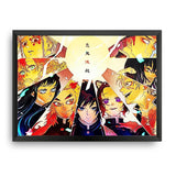 Demon Slayer - Hashiras  Design poster Best Gift For Demon Slayer Fans