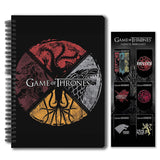 Game of Thrones Pack of 2 Circular House and Magnetic Bookmarks