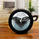 Game of Thrones All Men Must Die Table Clock