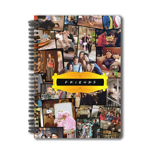Friends TV Series Collage A5 Notebook
