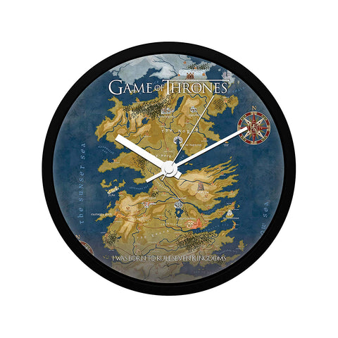Game of Thrones Cersei Map Wall Clock