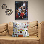 Friends TV Series Doodle Satin Cushion Cover