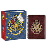 Harry Potter combo set ( 1 Hogwarts House Crest A5 Notebook 1 Gift Bag)