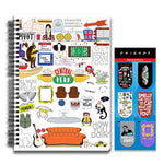 Friends TV Series  Combo set ( 1 Doodle Notebook and 1 Magnetic Bookmarks )