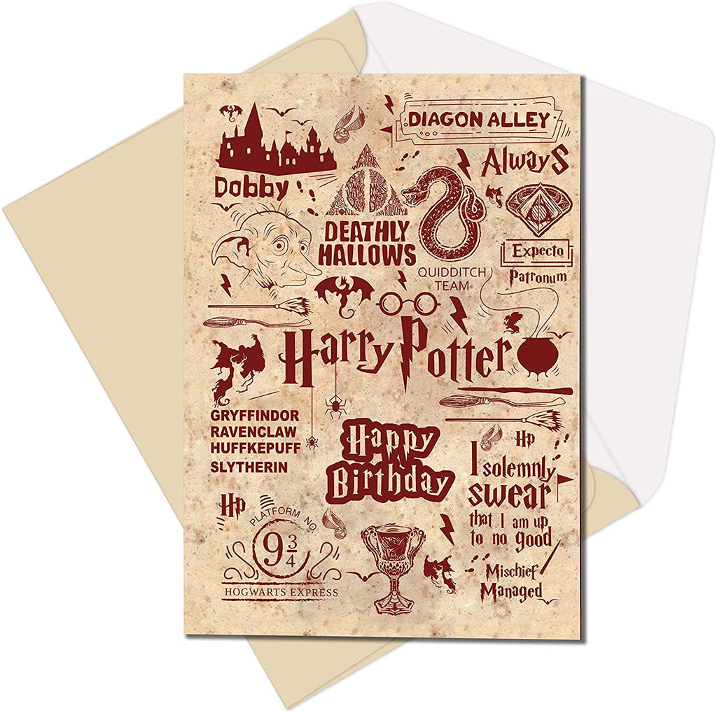 Birthday Notes/ Gift Tags for Students: Harry Potter Inspired