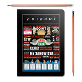 Friends TV Series | Combo Pack of 3 A5 Binded Notebook