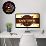 Game of Thrones Circular House Wall Clock