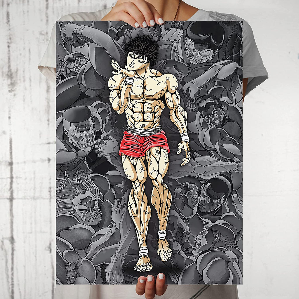 a drawing of luffy  Poster for Sale by baki-21