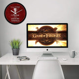 Game of Thrones I Drink Wall Clock