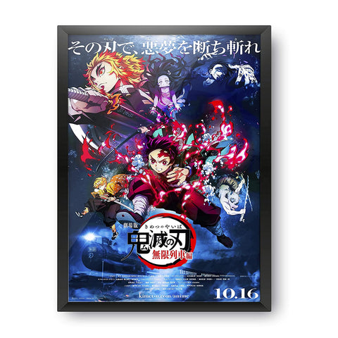 Anime Demon Slayer Mugen Train Poster