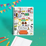 Friends TV Series Doodle- Daily Planner Notebook