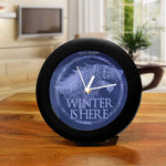 Game of Thrones Stark Winter is Here Table Clock