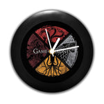 Game of Thrones Table Clock of Circular House