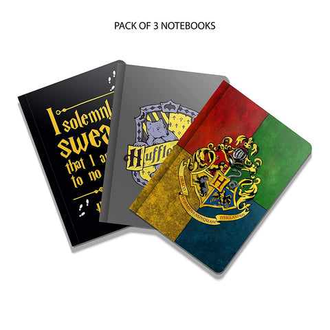Harry Potter Combo Pack of 3 Binded Notebooks