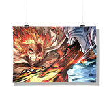 Demon Slayer - Sound and Flame Hashira Design poster Best Gift For Demon Slayer Fans