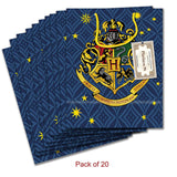 Harry Potter Hogwarts House Crest Gift Bag 20 Pieces - Birthday Decor/Theme Party