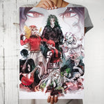 Demon Slayer - Upper Moons Assemble Design poster Best Gift For Demon Slayer Fans