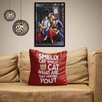 Friends TV Series Smelly Cat Satin Cushion Cover