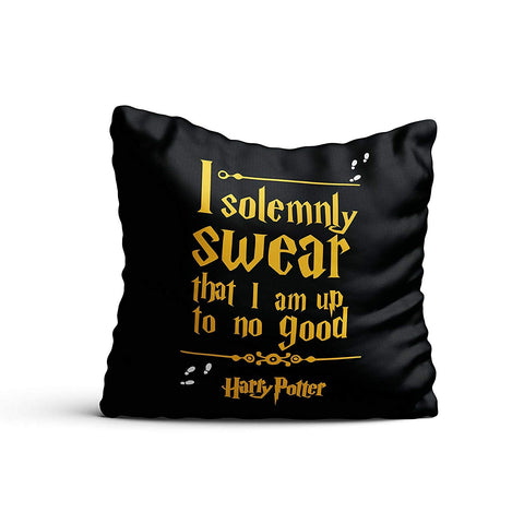 Harry Potter I Solemnly Swear Satin Cushion Cover