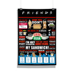 Friends TV Series Quotes Poster