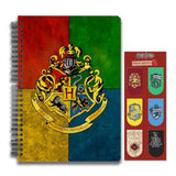 Harry Potter - Combo Pack of 2 (1 House Crest  Notebook + 1 Magnetic Bookmark)