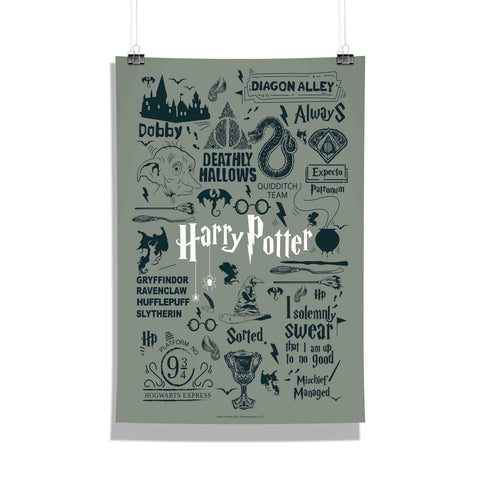 Harry Potter Infographic Poster