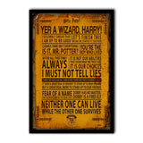 Harry Potter Quotes Poster