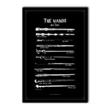 Harry Potter Wands Poster