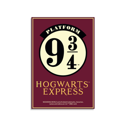 Harry Potter - 9 3 By 4 New Fridge Magnet