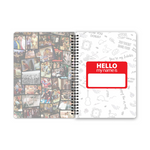 Friends TV Series - Doodle Black A5 Ruled Wiro Notebook