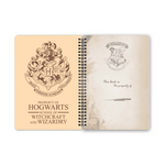 Harry Potter House Crest Black A5 Ruled Wiro Notebook