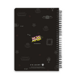 Friends TV Series - Umbrella Black A5 Ruled Wiro Notebook