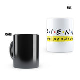 Friends the reunion - Logo (White) Morphing Magic Heat Sensitive Mugs