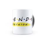 Friends the reunion - Logo (White) Morphing Magic Heat Sensitive Mugs