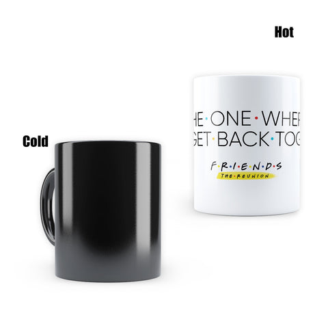 Friends the reunion - The One Where They Get Back Together (White) - Morphing Magic Heat Sensitive Mugs