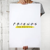 Friends: The Reunion - Logo (White) poster