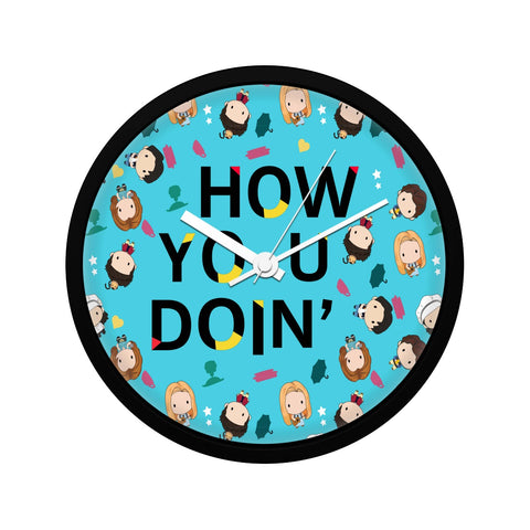 Friends Tv Series How You Doin Wall Clock