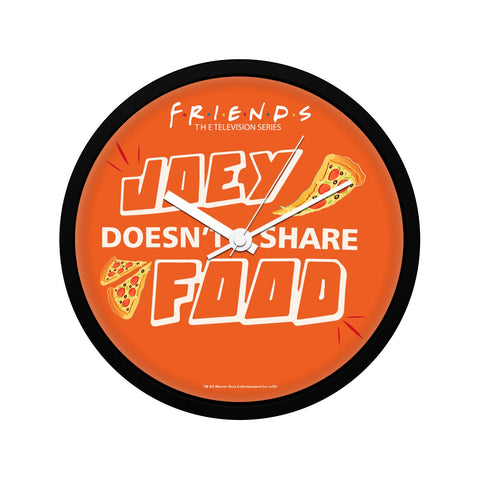 Friends Tv Series Joey Doesn't Share Food New Wall Clock