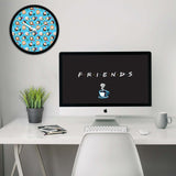 Friends Tv Series Friends Chibi New Wall Clock