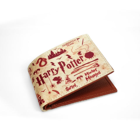 Harry Potter Infographic Red Men's Wallet