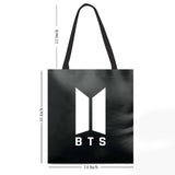 BTS Logo Canvas Handbag