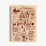 Harry Potter - Infographic Red B5 Notebook